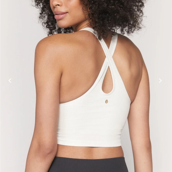 Spiritual Gangster Athena seamless ribbed cropped tank/bra NWT. Size M/L - Picture 3 of 9